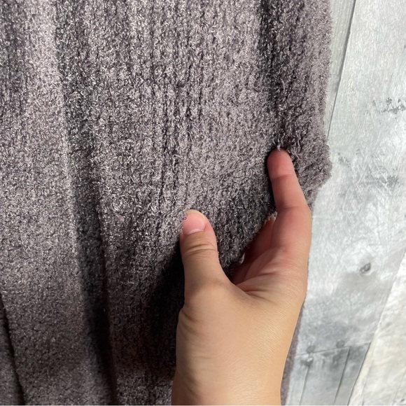 Barefoot dreams CozyChic Lite Long Weekend Cardi gray cardigan sweater xl - Picture 8 of 8